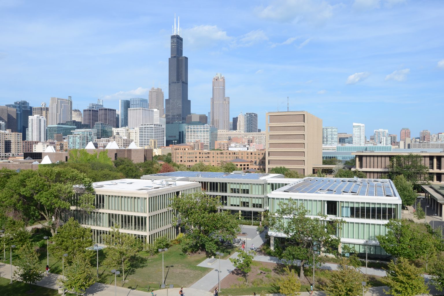 Cityscape near the West Loop and UIC campus, Chicago